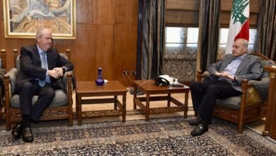 الرئيس بري تابع المستجدات وملف النازحين خلال استقباله وزير المالية والنائب اسامة سعد