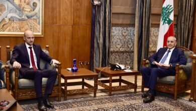 الرئيس بري بحث التطورات خلال استقباله وزير خارجية فرنسا جان نويل بارو والوفد المرافق