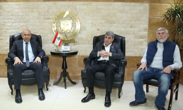 المدير العام للدفاع المدني يستقبل السيدين بسام طليس وعلي عباس