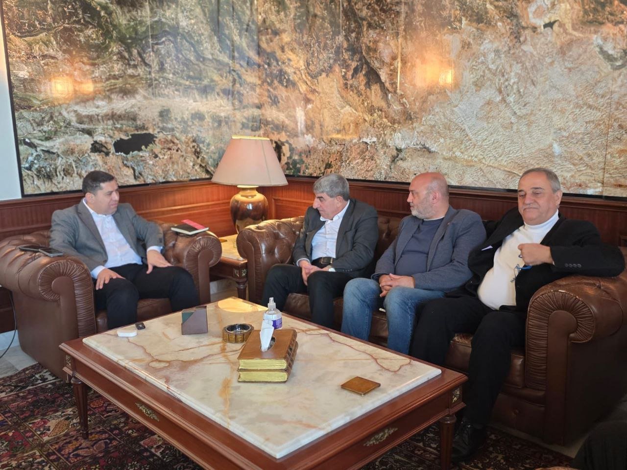 طليس بعد لقاء محافظ جبل لبنان حركة أمل تتابع أوضاع النازحين وخطة الطوارئ في المحافظة