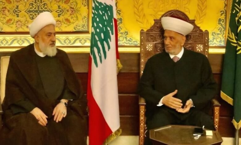 العلامة الخطيب تلقى إتصالاً من المفتي دريان