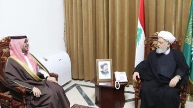 الخطيب يستقبل سفير المملكة العربية السعودية