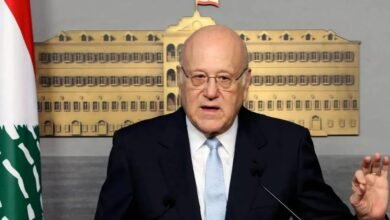 ميقاتي يدين التعرض لرئاسة مجلس الوزراء