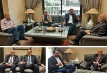 حردان استقبل حجازي واللقاء تناول التطورات السياسية والأوضاع العامة
