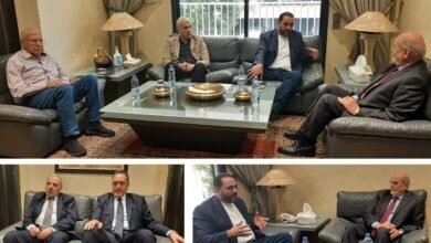حردان استقبل حجازي واللقاء تناول التطورات السياسية والأوضاع العامة