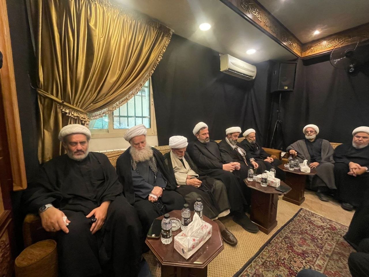 مجلس اليوم الخامس في مكتب سماحة السيد السيستاني (دام ظله) بحضورٍ علمائي واجتماعي حاشد.