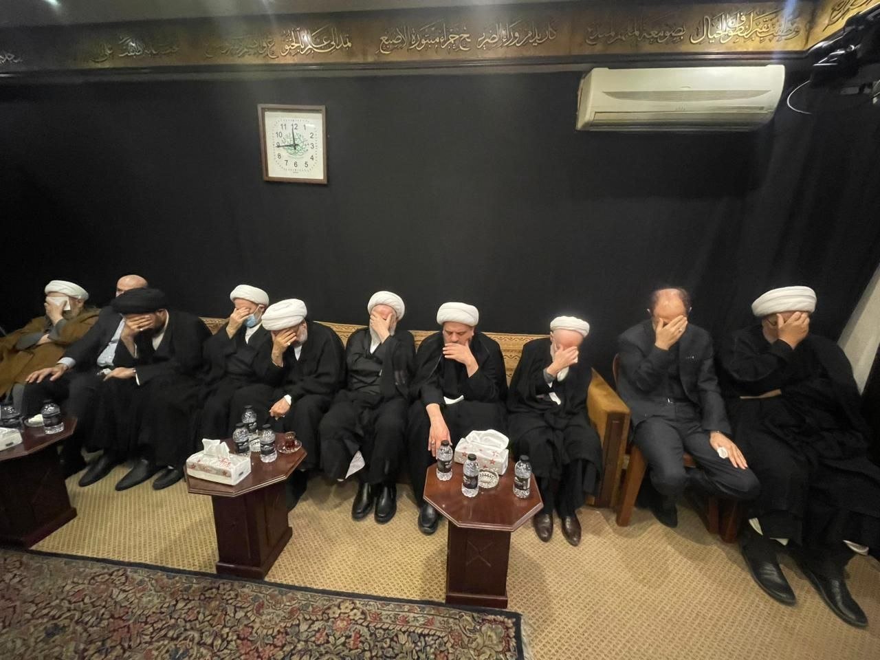 مجلس اليوم الخامس في مكتب سماحة السيد السيستاني (دام ظله) بحضورٍ علمائي واجتماعي حاشد.