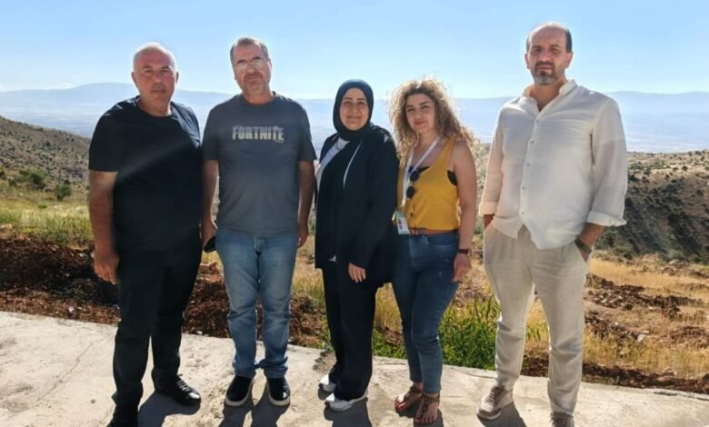 رجل الأعمال فراس يحفوفي يستقبل وفد جمعية السلامة البيئية والاجتماعية المستدامة لبحث التعاون والشراكة التنموية.