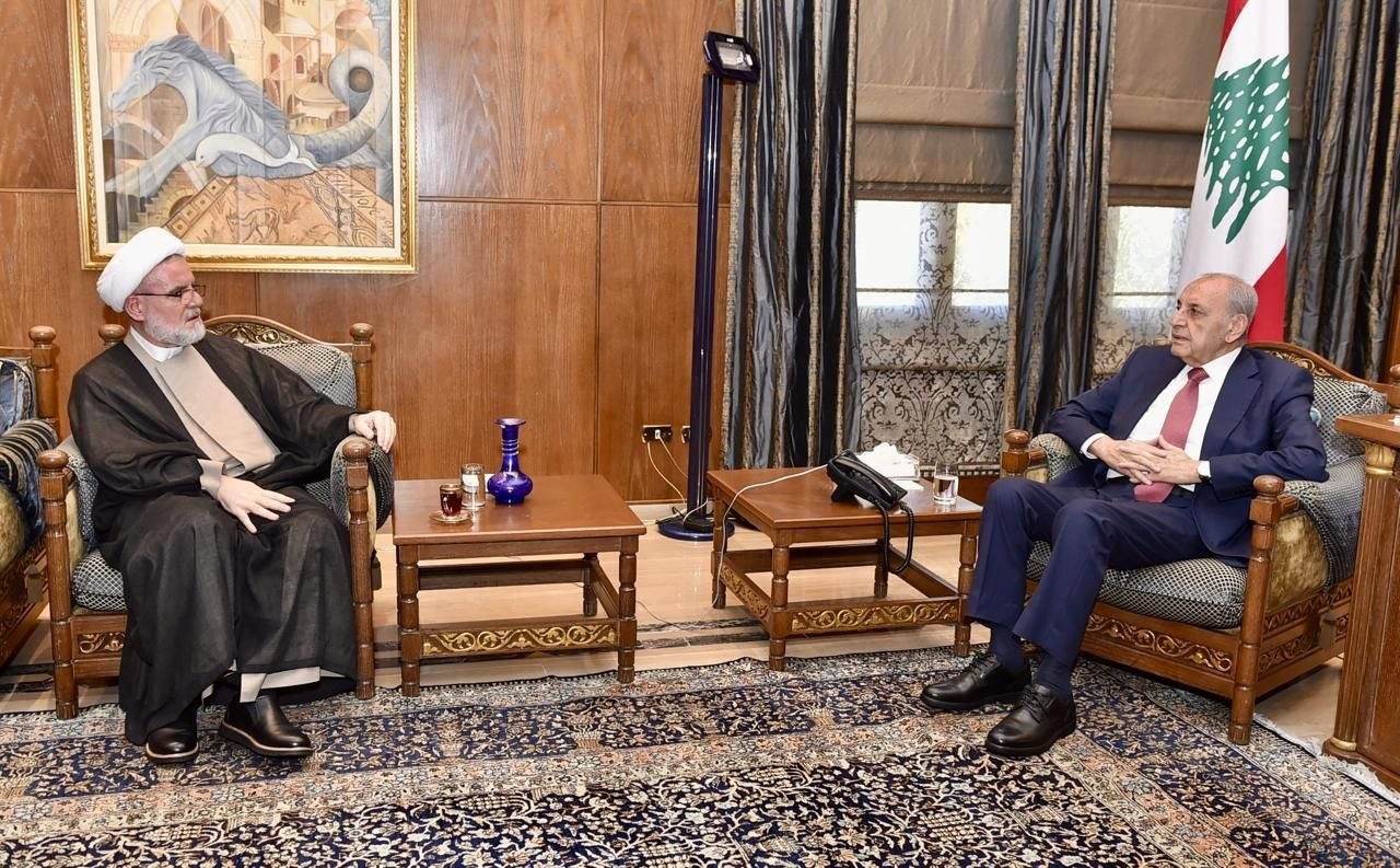 الرئيس نبيه بري يستقبل مدير عام قوى الأمن الداخلي والمفتي طالب