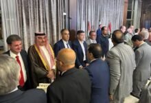 الحاج فادي يونس يلبي دعوة عشاء لرابطة شباب البقاع الغربي وراشيا.