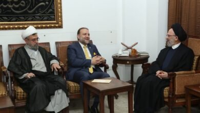 العلامة فضل الله استقبل وفدًا من مؤسسة الشيخ الدكتور محمد يعقوب للتنمية