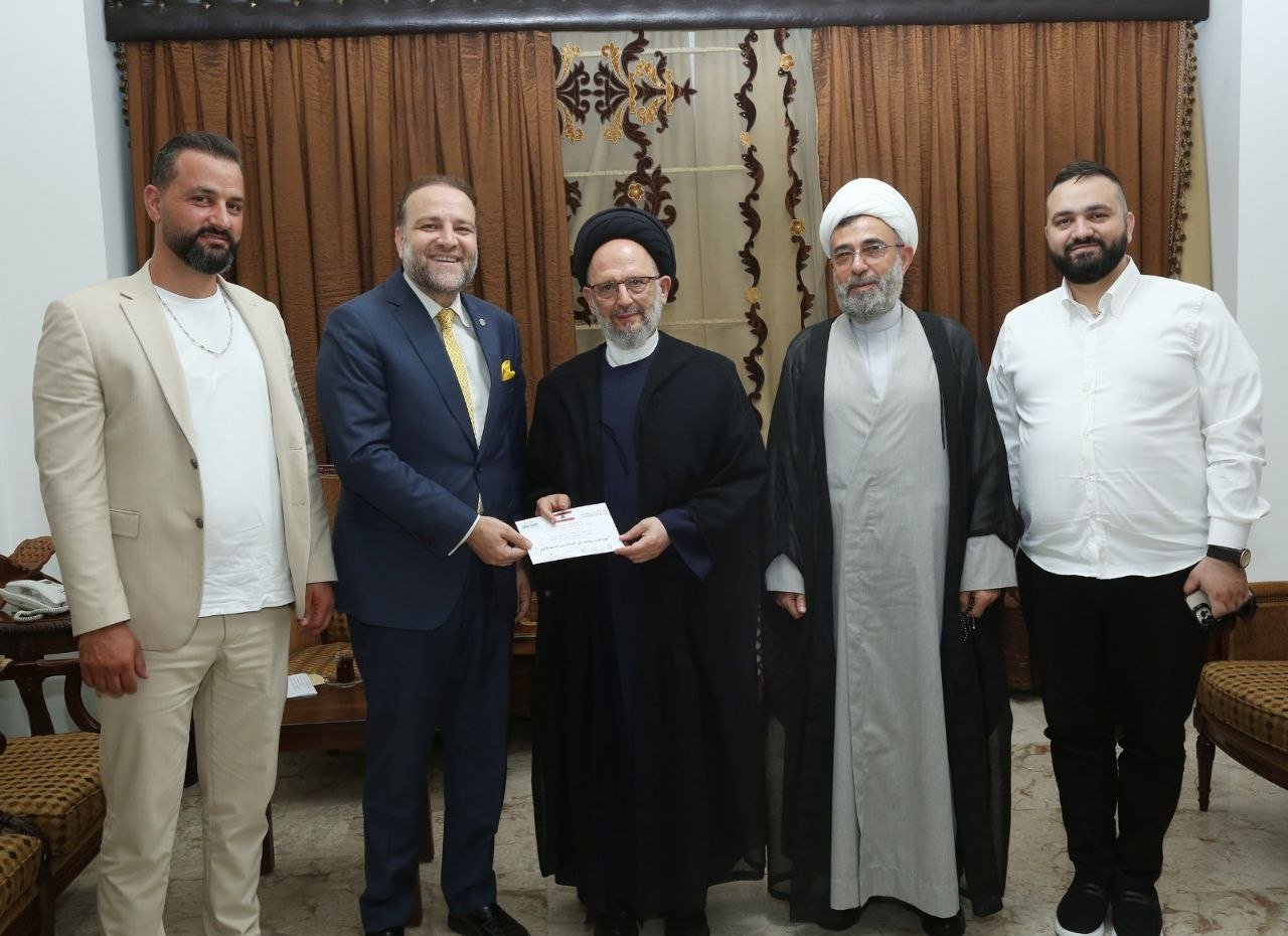 العلامة فضل الله استقبل وفدًا من مؤسسة الشيخ الدكتور محمد يعقوب للتنمية