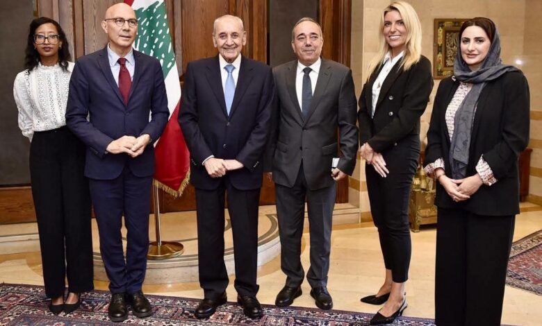 الرئيس بري تابع الأوضاع العامة والمستجدات من عين التينة