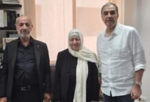 السيدة بهية الحريري تستقبل فادي يونس و دمر المقداد