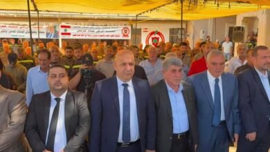 احتفال بتسلّم سيارة إسعاف هبة لمركز الدفاع المدني في اللبوة – قضاء بعلبك