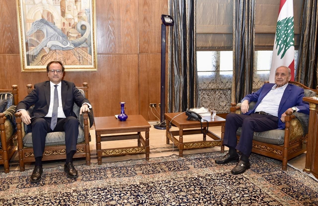 بري تابع المستجدات خلال لقاءاته في عين التينة.