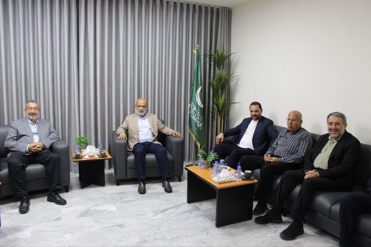 وفد من اللقاء الوطني يزور الأمانة العامة للجماعة الإسلامية في بيروت