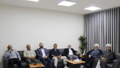 وفد من اللقاء الوطني يزور الأمانة العامة للجماعة الإسلامية في بيروت