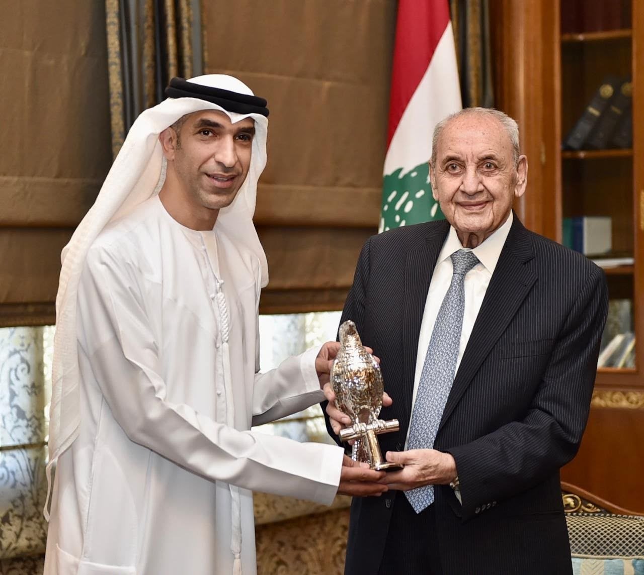 الرئيس بري تابع الأوضاع العامة وسبل تعزيز التعاون اللبناني ـ الإماراتي واستقبل النائب الأول لحاكم مصرف لبنان