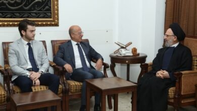العلّامة فضل الله مستقبِلًا الوزير مكي: التنوع اللبناني غنى والوحدة الوطنية أساس