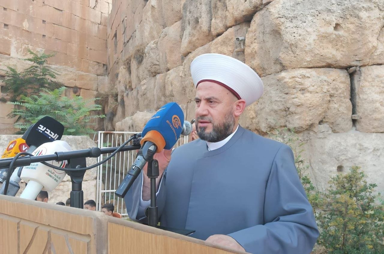 مفتي بعلبك الهرمل الشيخ بكر الرفاعي: وحدة لبنان الداخلية ورقة قوة في مواجهة العدو الإسرائيلي