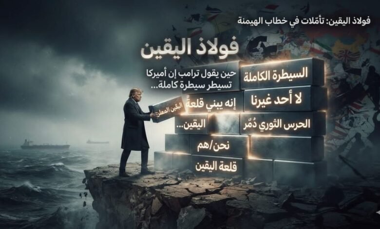 فولاذ اليقين: تأمّلات في خطاب الهيمنة