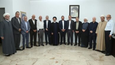 العلامة فضل الله يستقبل وفد اللقاء الوطني ويدعو إلى توسيع الحوار اللبناني