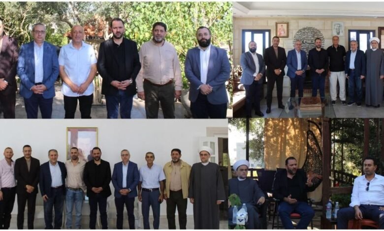 اللقاء الوطني يستكمل جولته في جبل لبنان تحضيراً للقاء الموسّع في بيروت