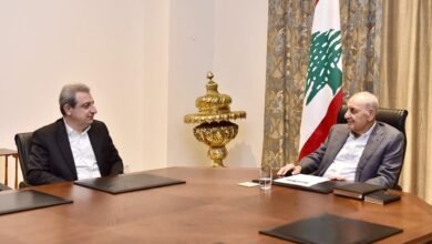 الرئيس نبيه بري تابع الاوضاع العامة والمستجدات خلال استقباله وزير المال، النائب وائل ابو فاعور، والمفتي أحمد طالب.