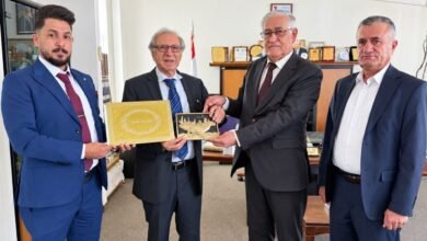محفوظ استقبل وفداً عراقياً وبحث معه في تعزيز التعاون في الجهود الإنسانية ونشر ثقافة السلام